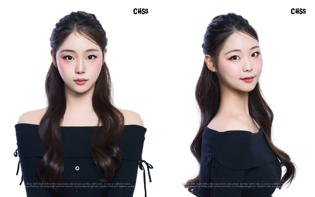 [Seoul] Korean Style White background ID/Passport/Visa Photo + Profile Photo + Hair&Makeup