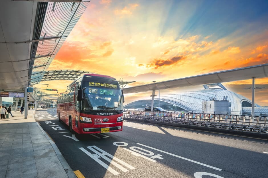 [Airport Bus] 6102 Incheon Airport T1 → Seoul Korea University, Seongbuk-gu, Gangbuk-gu Limousine Bus Discount Ticket